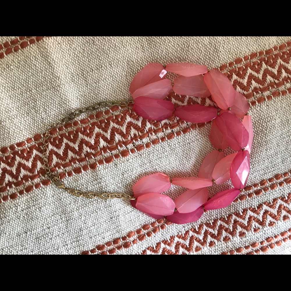 CHUNKY BEADED statement necklace